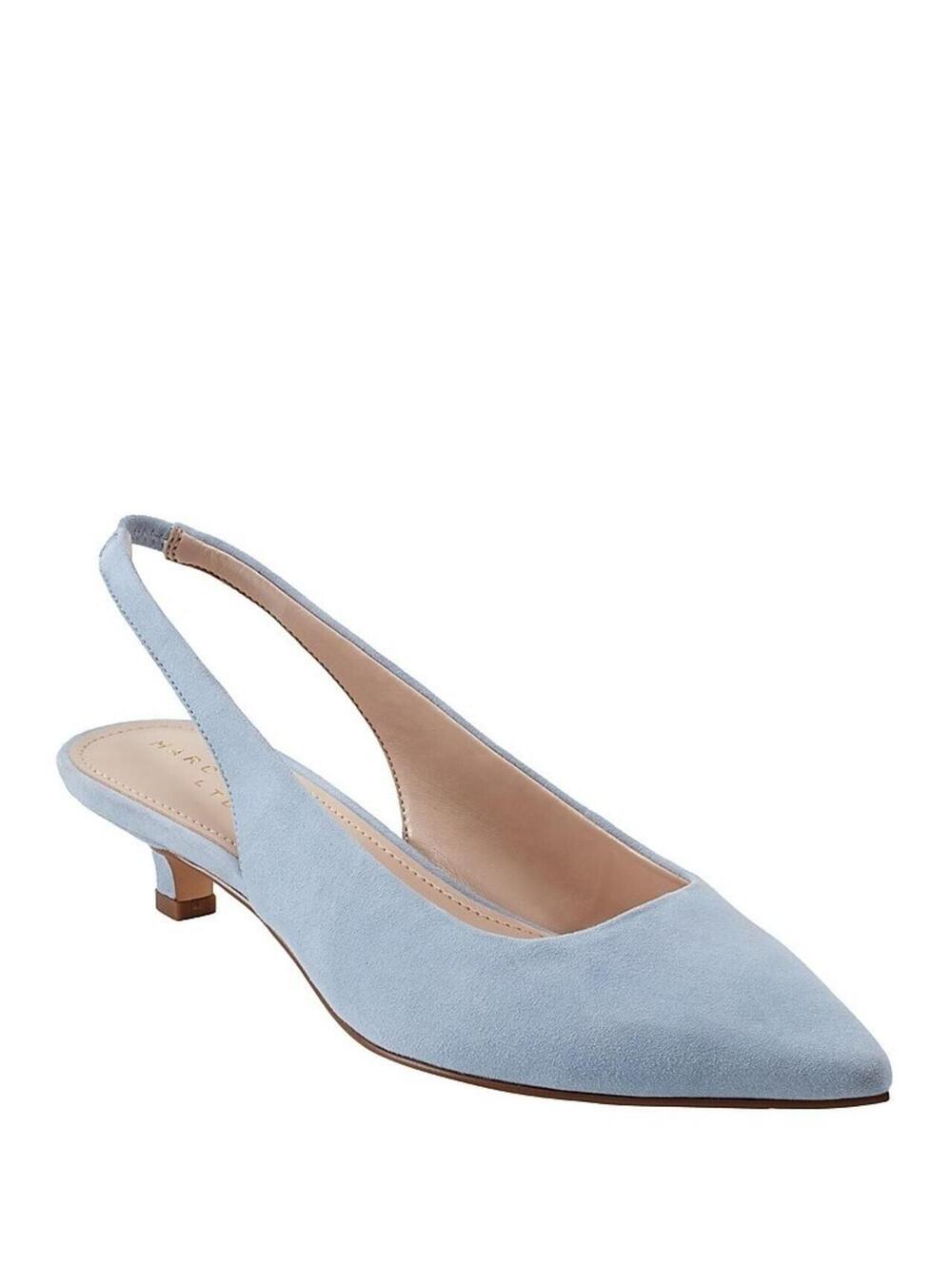 120$ Marc Fisher Ltd. Posey Slingback Pumps Women's Size 7.5 Light Blue